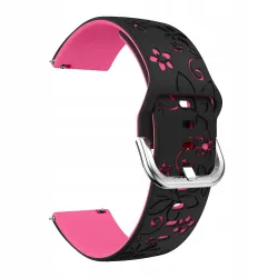 Dagmara - Pasek silikonowy do smartwatcha / zegarka szerokość 20 mm