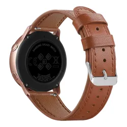 Hiacynta - Pasek skórzany do smartwatcha / zegarka szerokość 20 mm