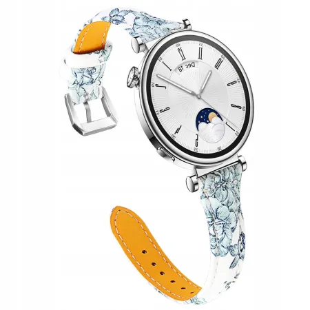 Czesława - Pasek skórzany do smartwatcha / zegarka szerokość 18 mm 07