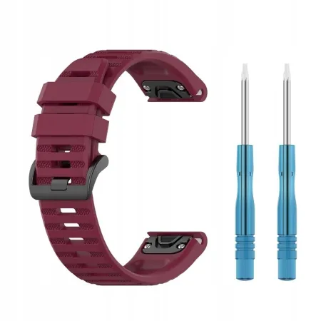 Agata - Pasek silikonowy do smartwatcha GARMIN QUICKFIT (26 mm)